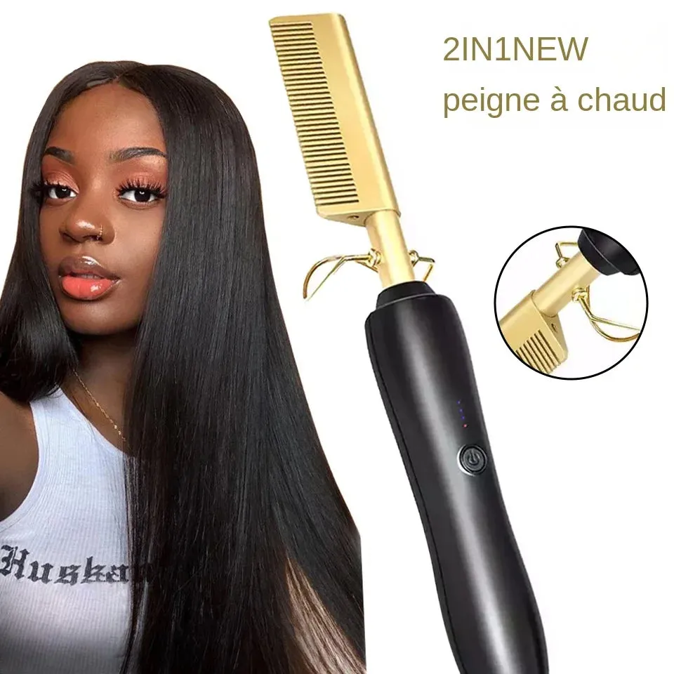 Meilleure Brosse électrique  à cheveux,  -30% sur notre Peigne Chauffant ! 🚀✨