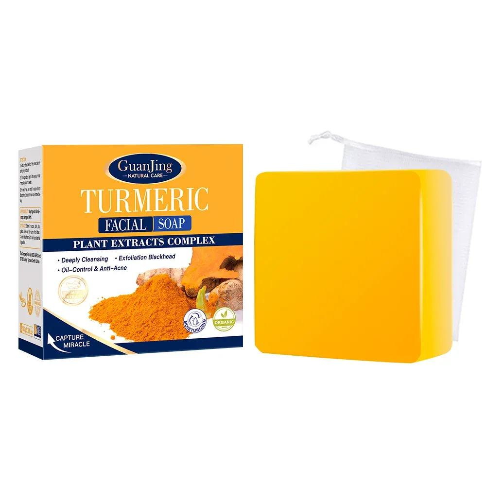 Promo: Savon au Curcuma - Bye Bye Boutons d'acnés ! -30% 🎁🌟