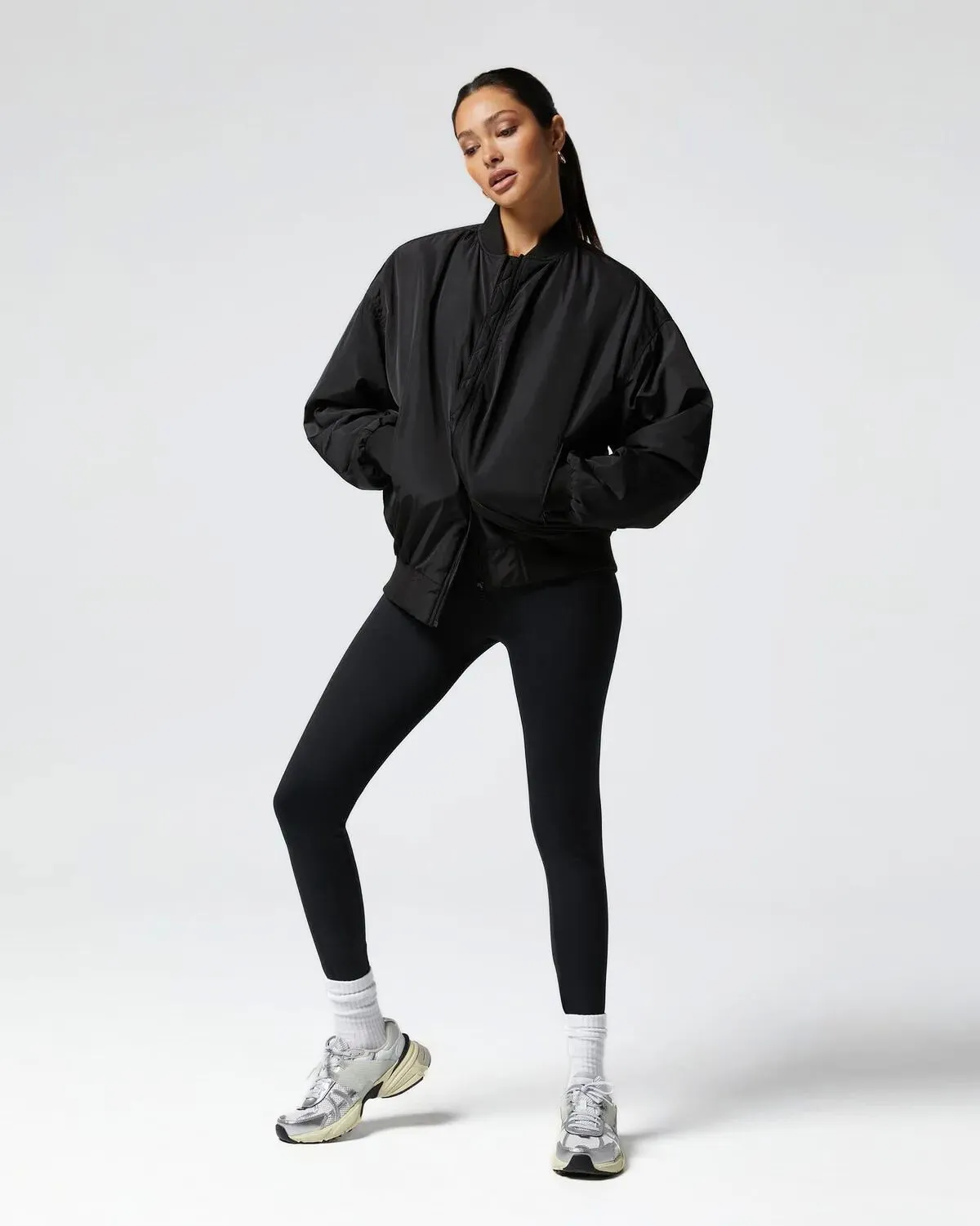 Oversized Bomber Jacket