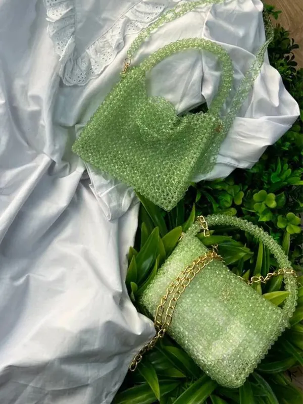 green handbag