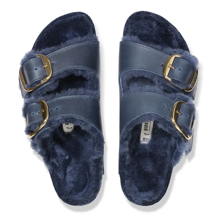 Arizona shearling "Grande Boucle" bleu