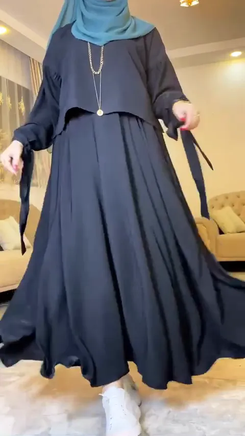 حجاب عملي من قطعتين للدخول المدرسي 