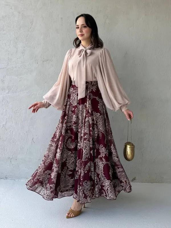 Ensemble blouse & Jupe (Gül)