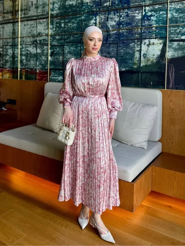 Robe Longue Plissée