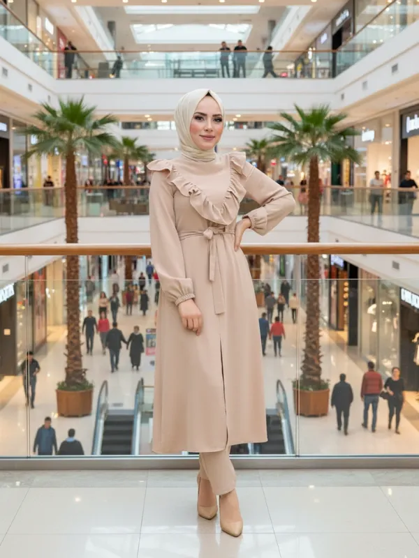 Ensemble tunique avec pantalon