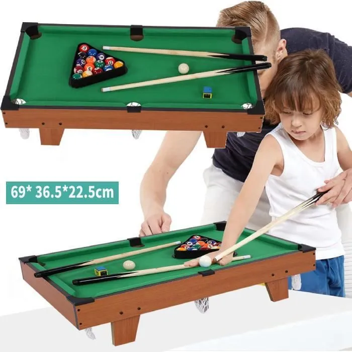 Mini Billard de table avec acces accessoires 