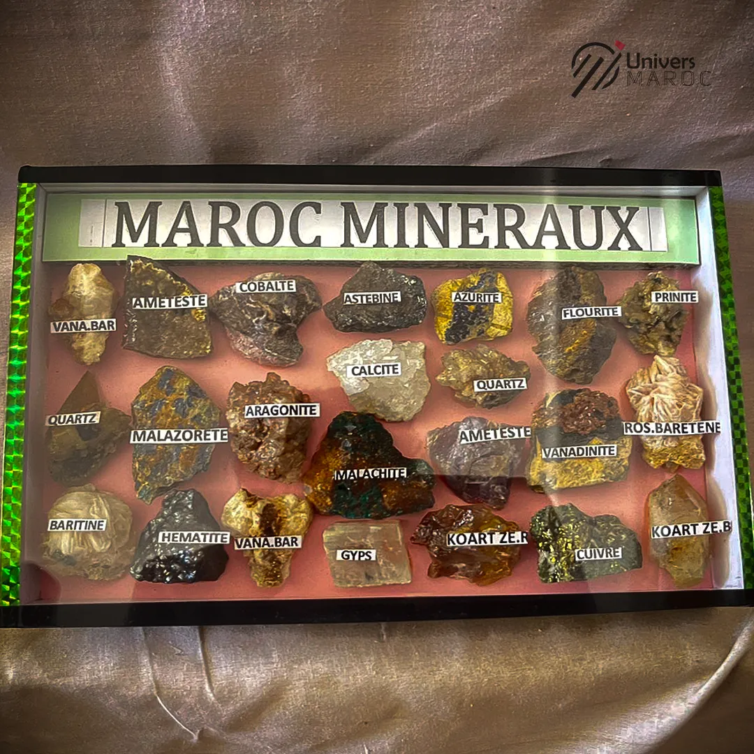 Pack de Minéraux Authentiques d'Atlas du Maroc