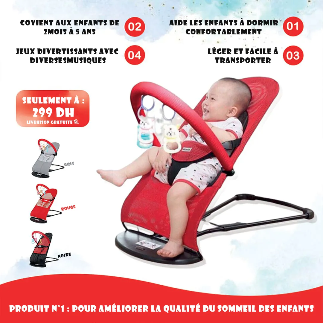 🔥PROMOTION 55% OFF - Chaise berçante confortable pour Bébé.👼