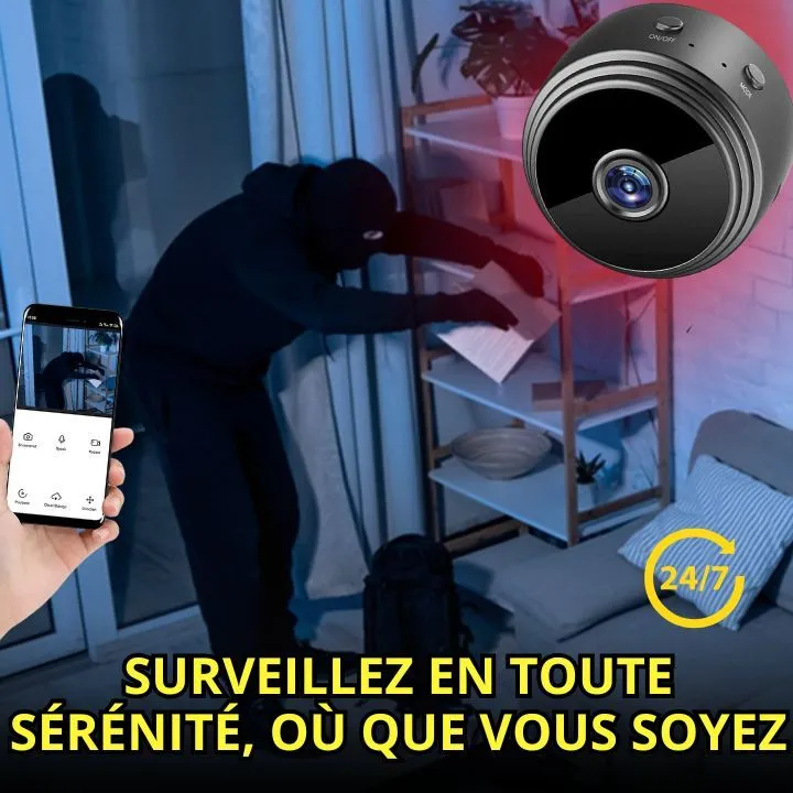 Mini Caméra de Surveillance, Pratique et Discrète