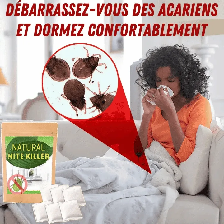 Kit d'élimination naturelle des acariens * 6 Pcs