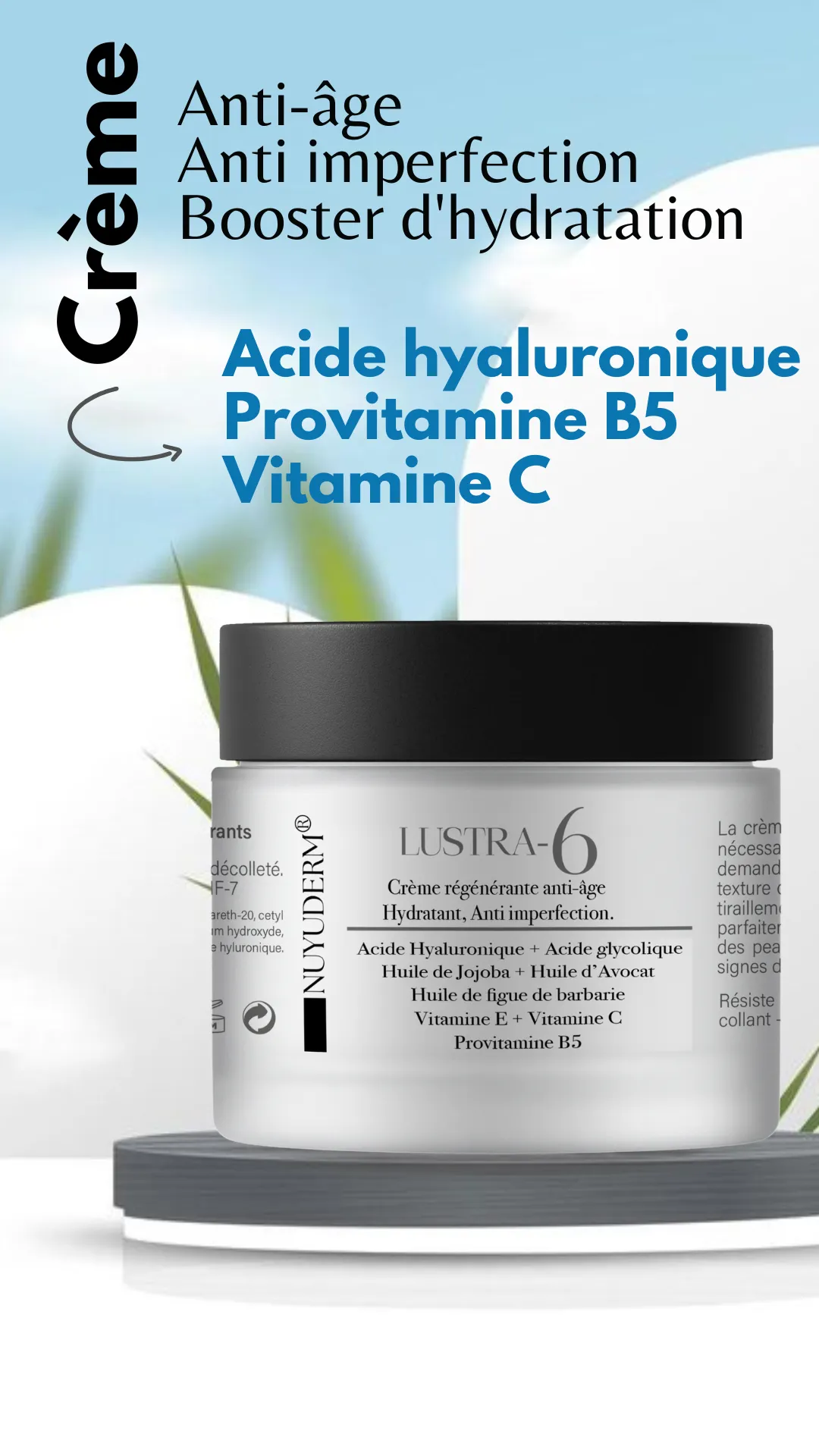 LUSTRA-6 crème visage anti-imperfection anti-age