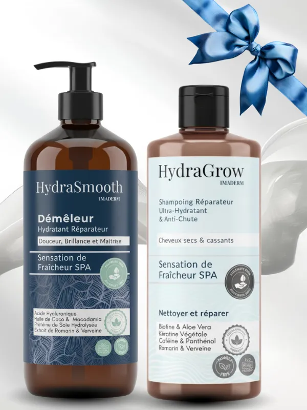 2 - PACK Duo - Cheveux secs - Shampoing + Demeleur