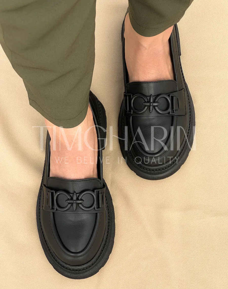 Mocassins audacieux à plateforme crantée 