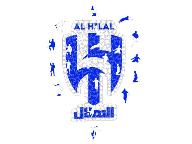 AL HILAL FC® Crest - Wooden Puzzle