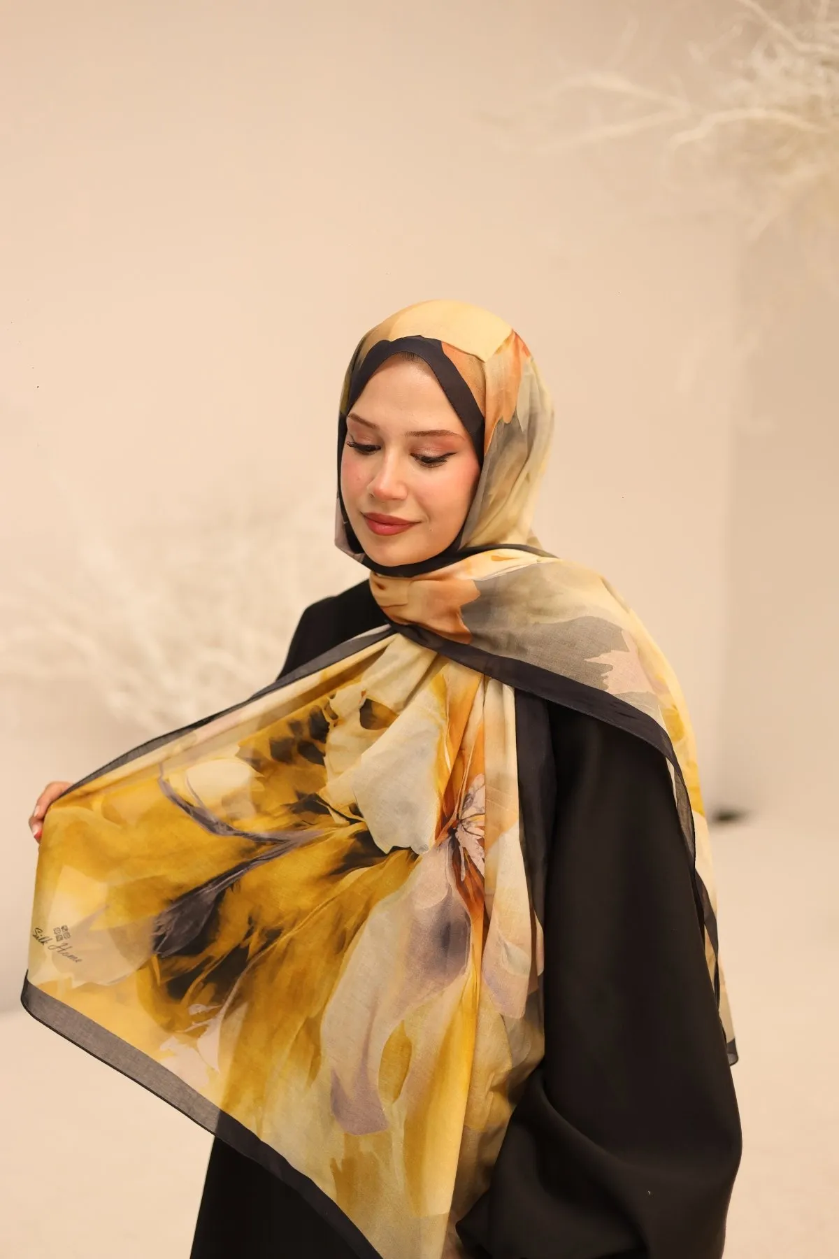 Châle NARIYA VEGAN CODE-HS90002-01SLK