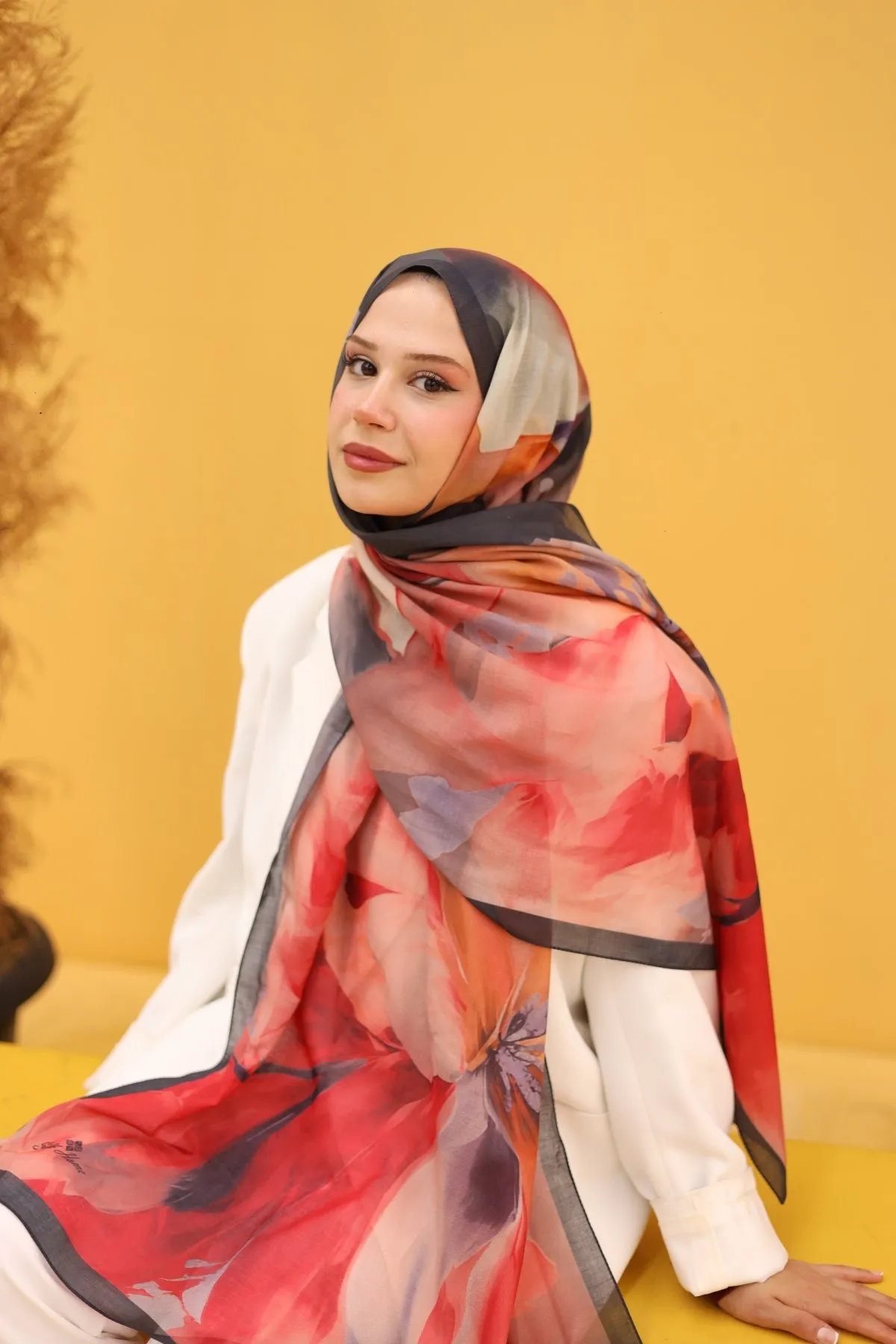 Châle NARIYA VEGAN CODE-HS90002-11SLK