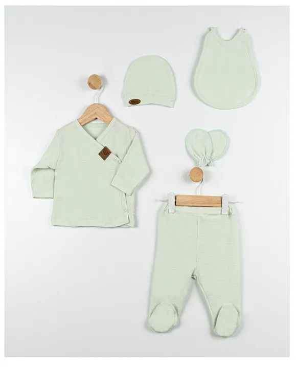 ENSEMBLE NAISSANCE Câlin Naturel 5 PIECES 0-3 mois CODE - 234184