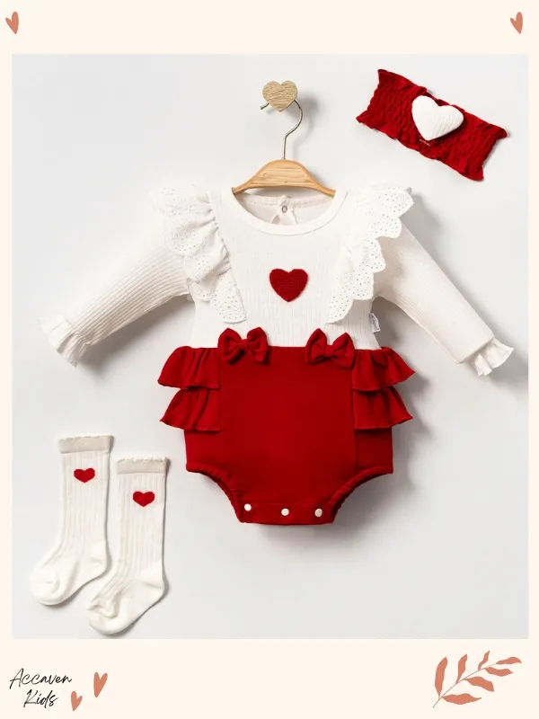 ENSEMBLE Mini Princesse Couleur ROUGE CODE - AK1071MXL