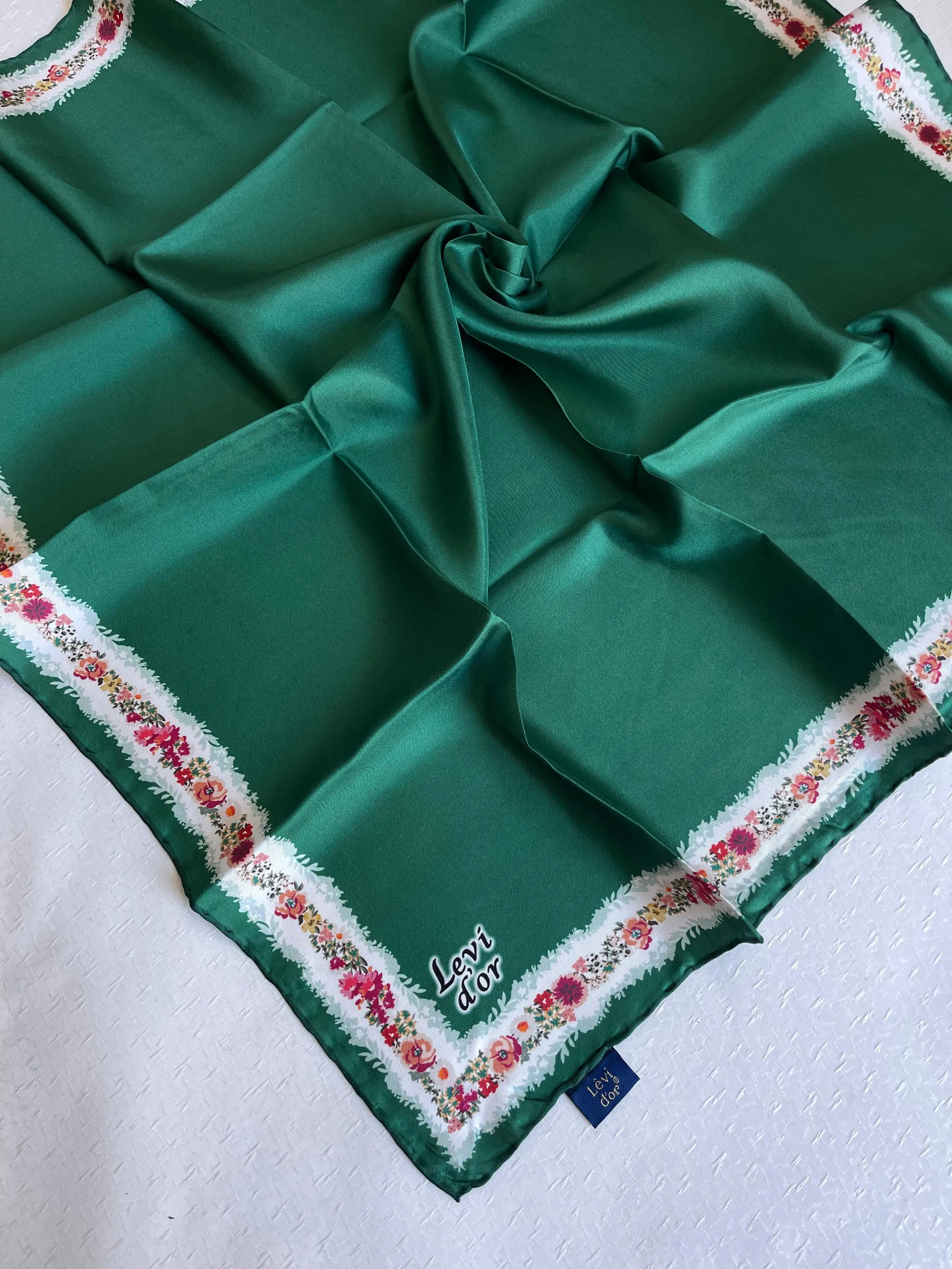 LEVIDOR Écharpe 100% PURE SOIE CODE-HSCLVD50010T-2