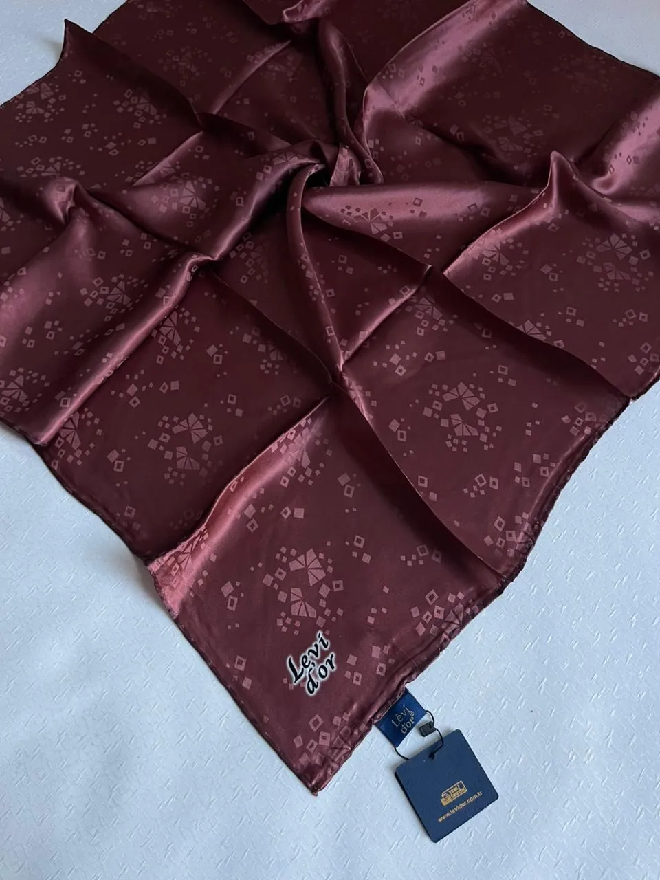 LEVIDOR Écharpe 100% PURE SOIE CODE-HSCLVD00279SI-2