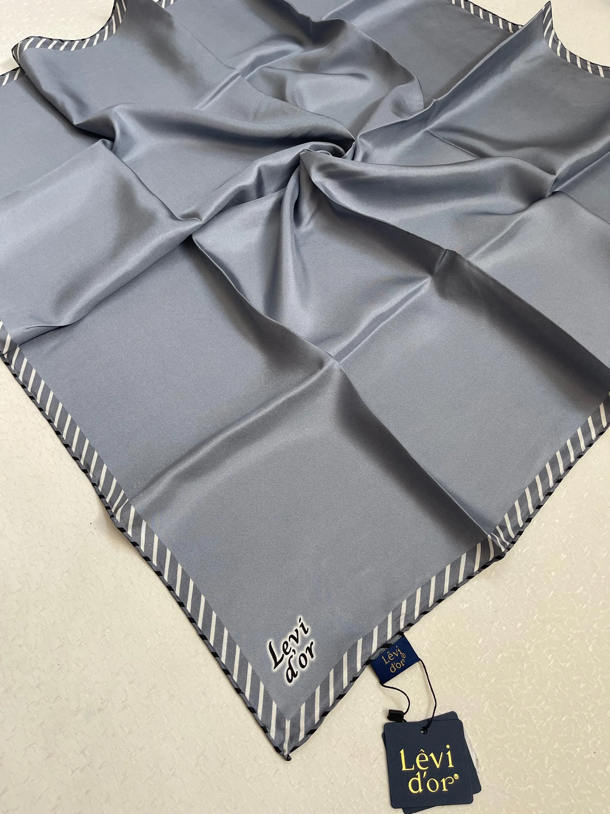 LEVIDOR Écharpe 100% PURE SOIE CODE-HSCLVD50020T-1