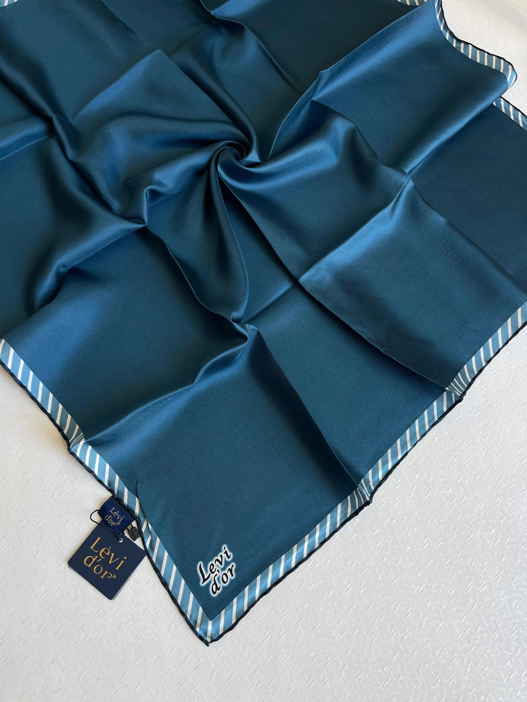 LEVIDOR Écharpe 100% PURE SOIE CODE-HSCLVD50020T-5