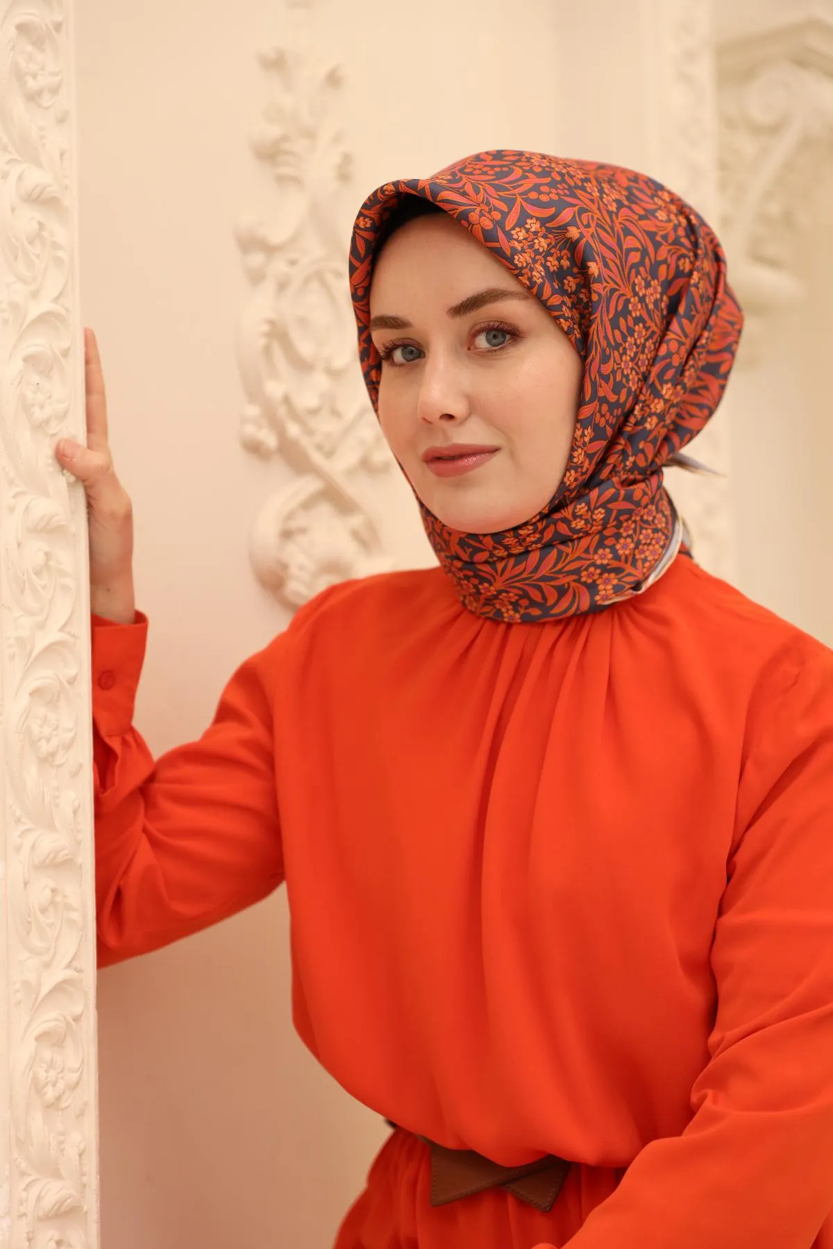 Écharpe en Twill de Soie CODE-HS11464SH01
