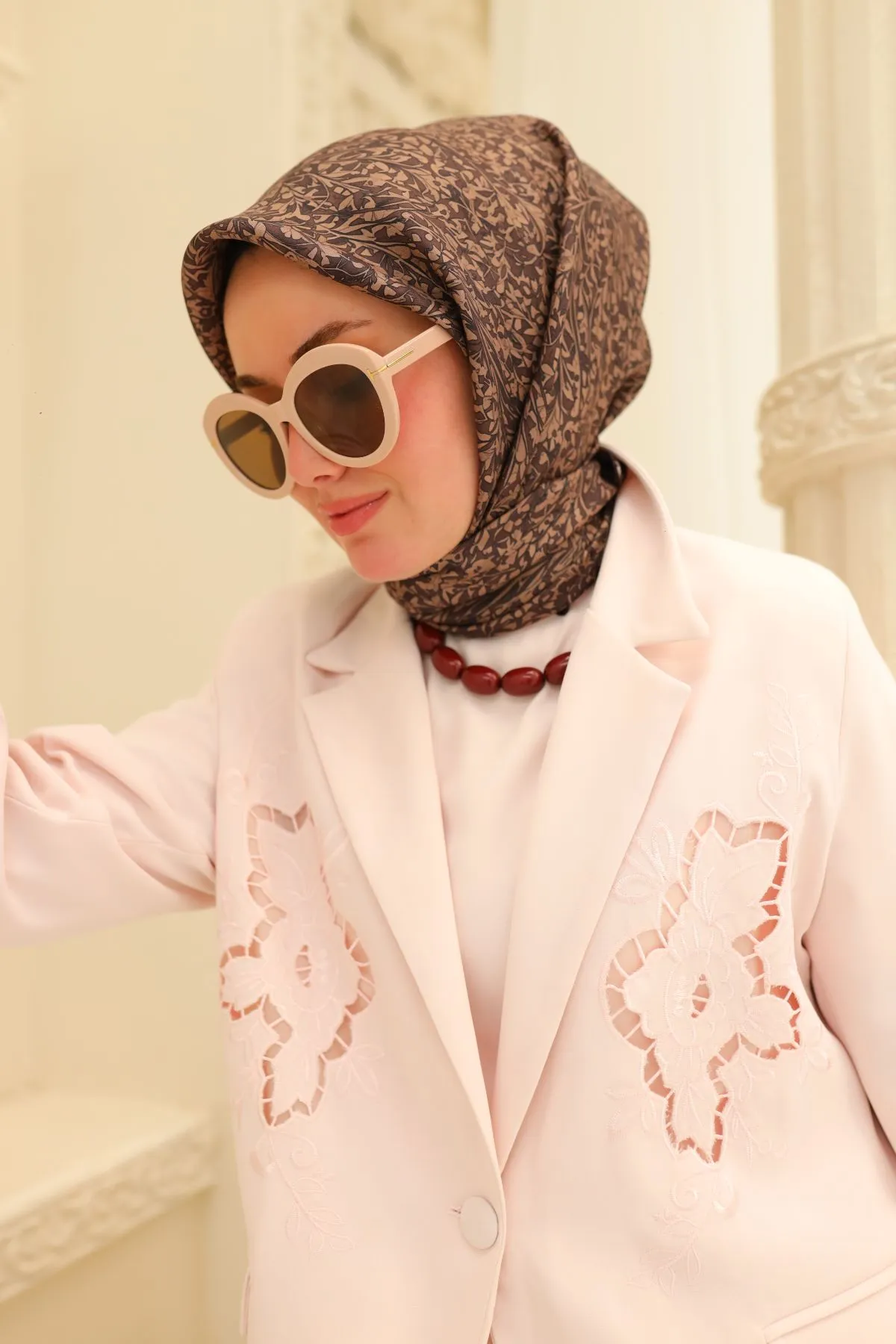 Écharpe en Twill de Soie CODE-HS11459SH04
