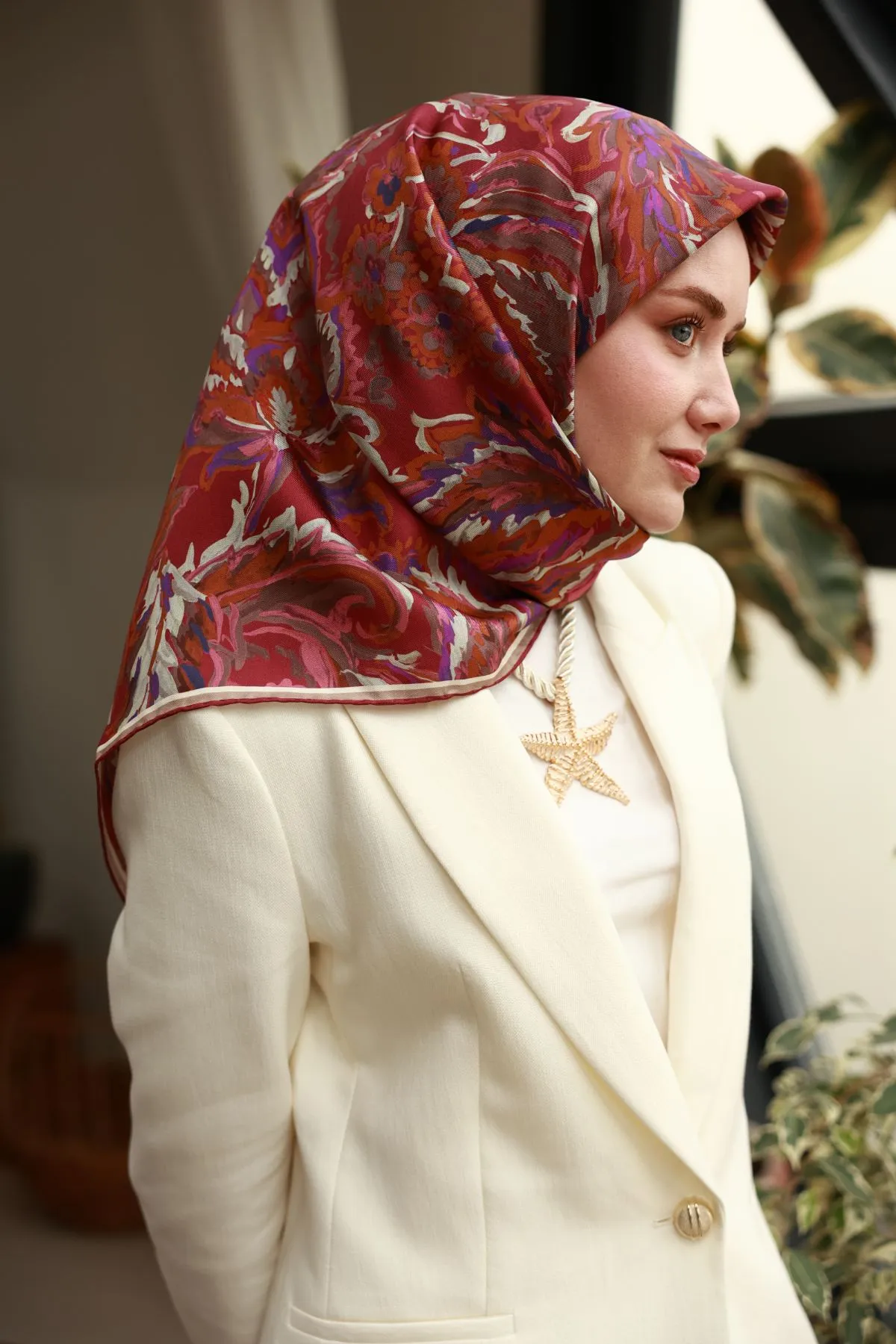 Écharpe en Twill de Soie CODE-HS11469SH-04