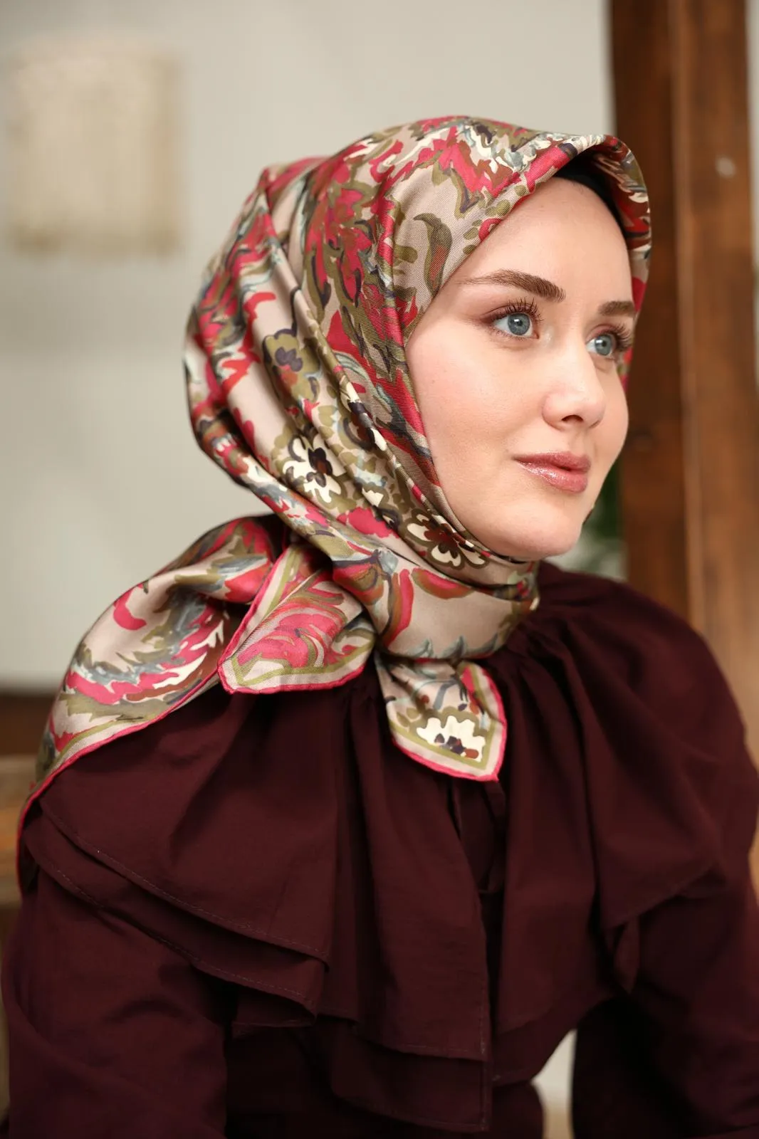 Écharpe en Twill de Soie CODE-HS11469SH-33