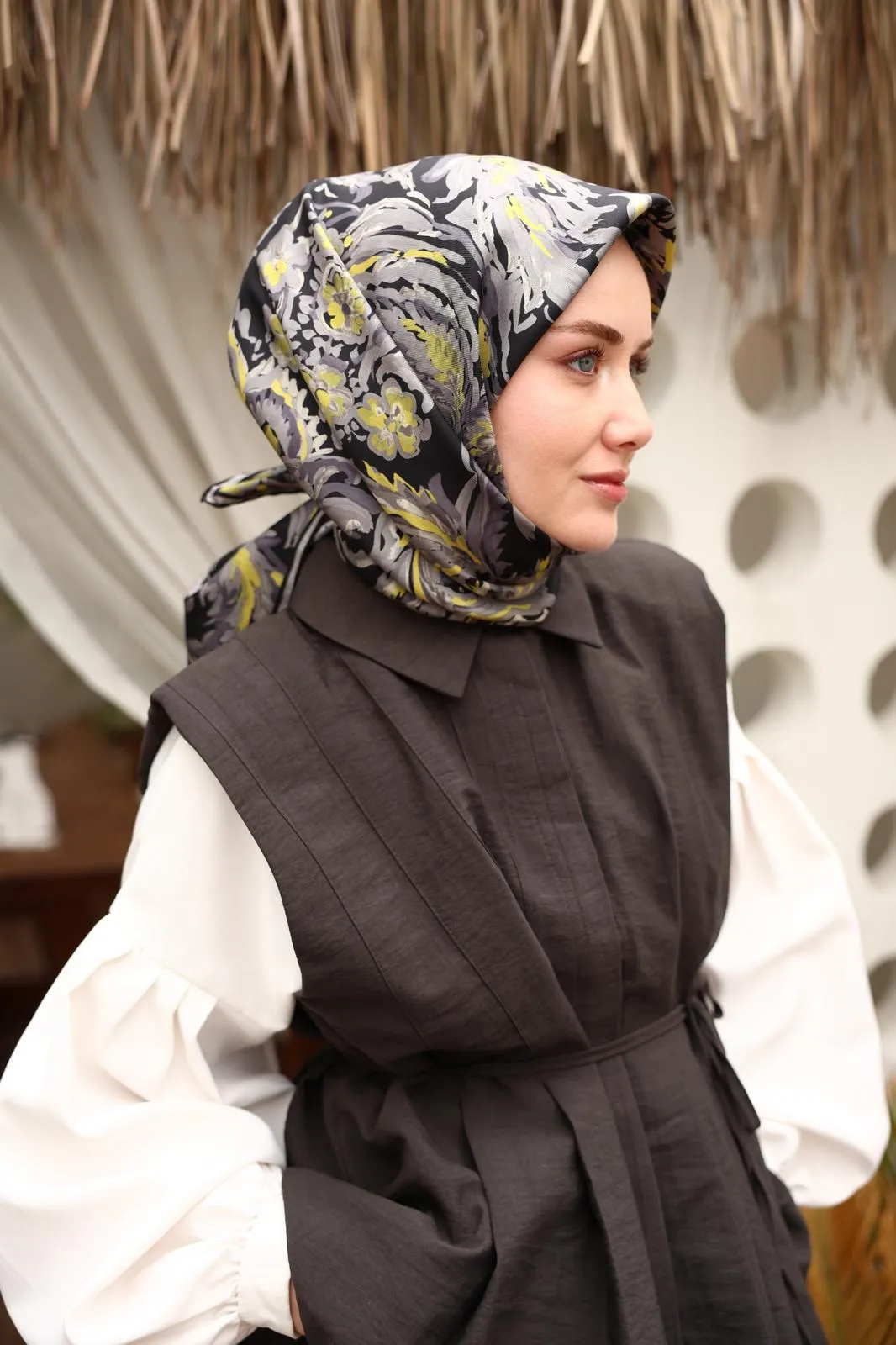 Écharpe en Twill de Soie CODE-HS11469SH-44