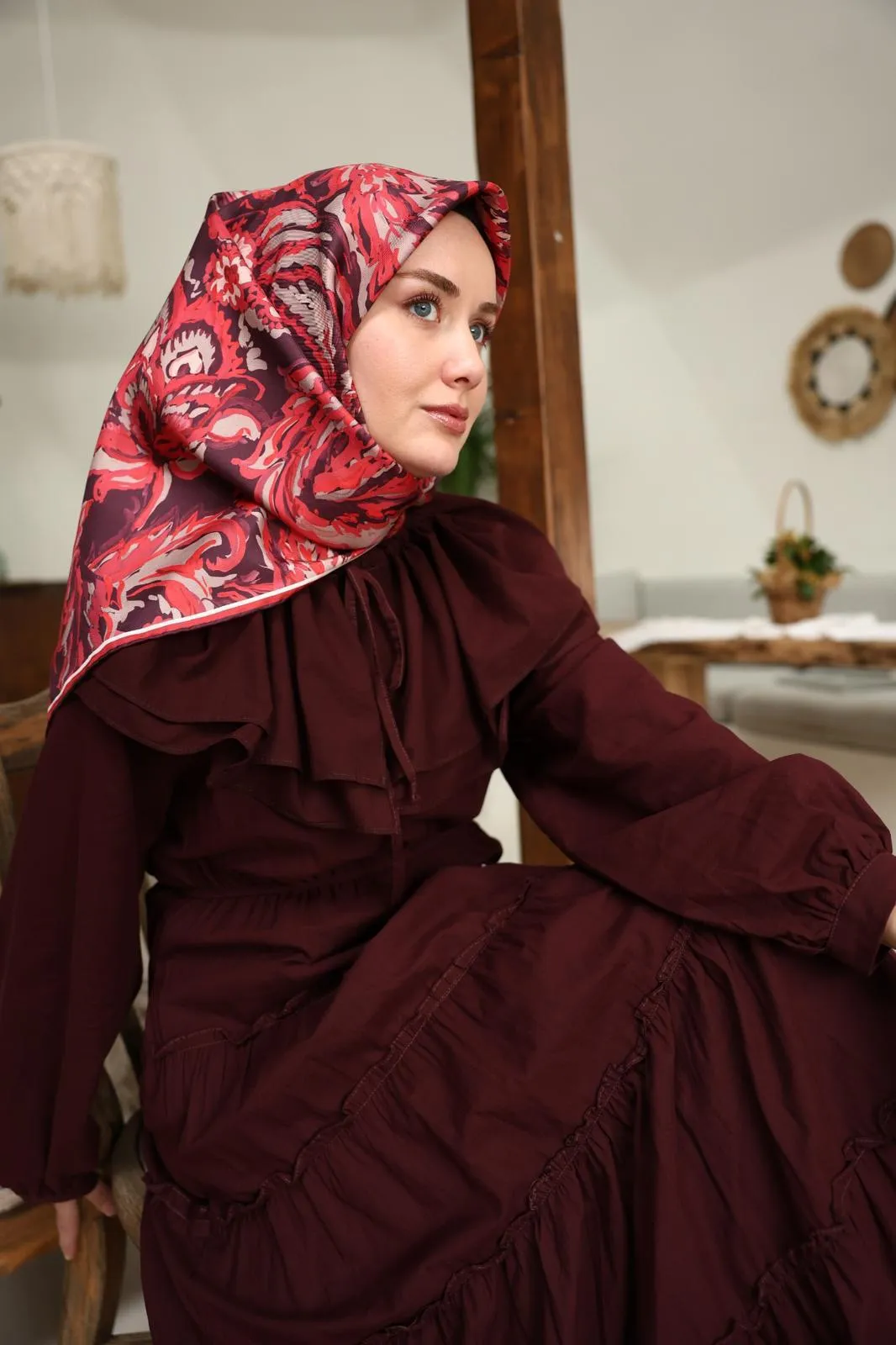 Écharpe en Twill de Soie CODE-HS11469SH-18