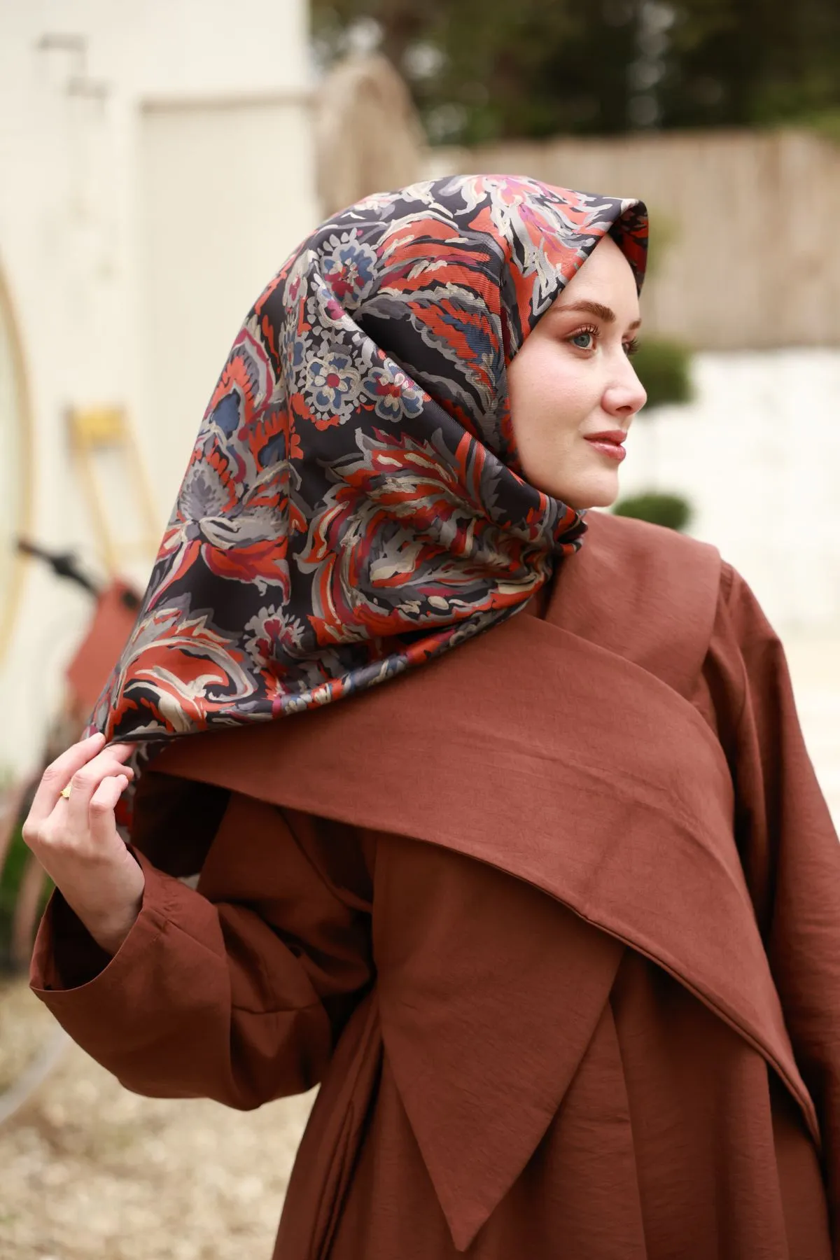 Écharpe en Twill de Soie CODE-HS11469SH-48
