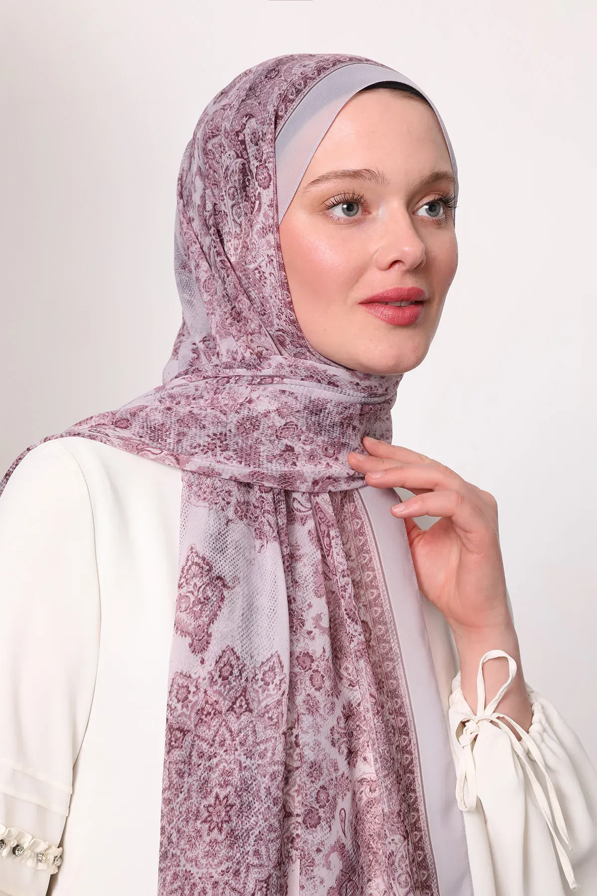 Châle MOUSSELINE CODE-HS031021-03LVS