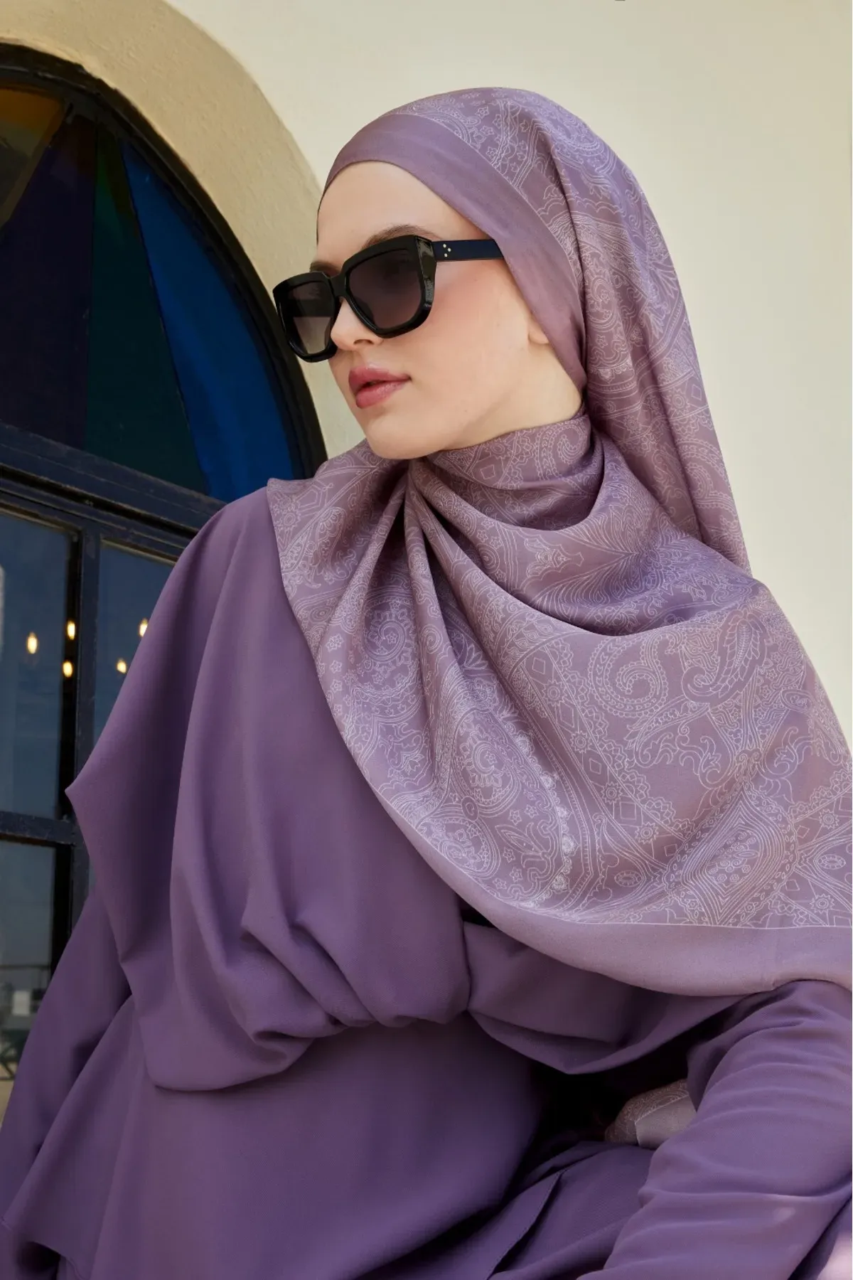 Châle LuvènSara - Satin de Soie CODE-HS884LVS1109