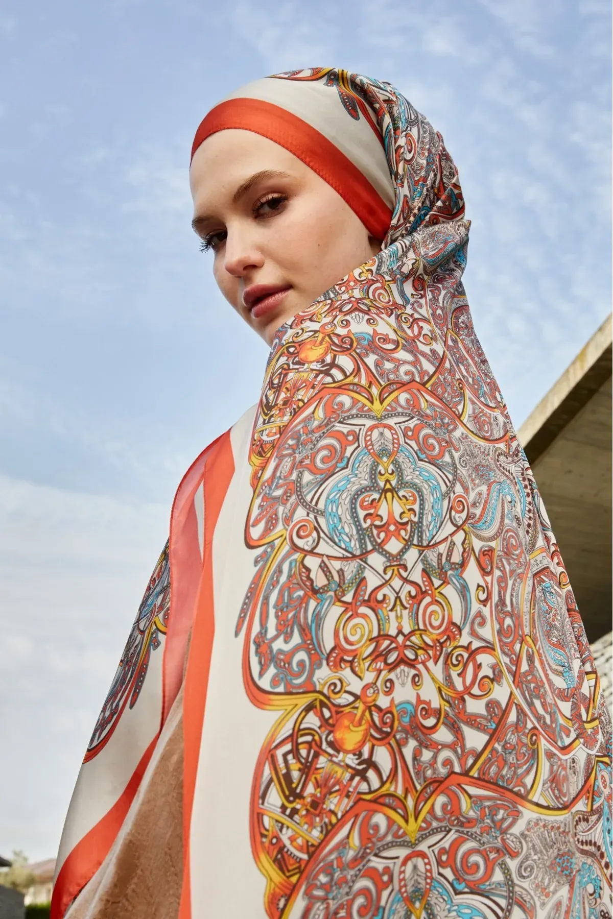 Châle LuvènSara - Satin de Soie CODE-HS884LVS1116