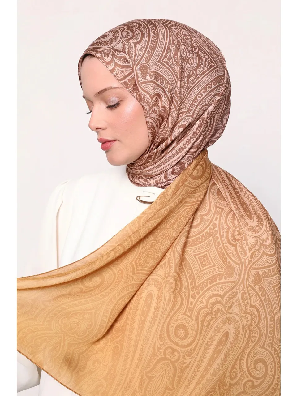 Châle LuvènSara - Satin de Soie CODE-HS884LVS1118
