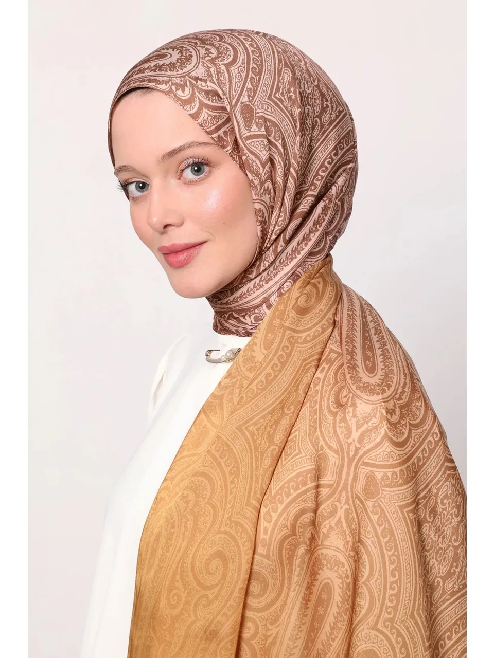 Châle LuvènSara - Satin de Soie CODE-HS884LVS1118