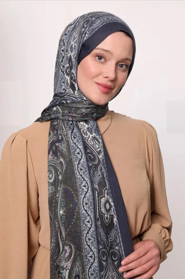 Châle LuvènSara - Modal satiné & soie – Collection été CODE-HS884LVS1208