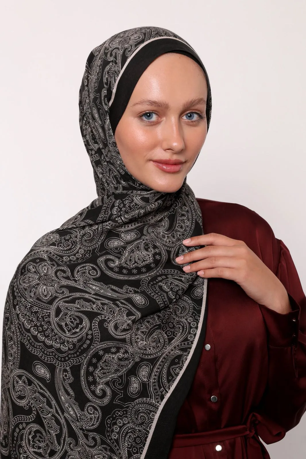 Châle LuvènSara - Modal satiné & soie – CODE-HS883LVS01