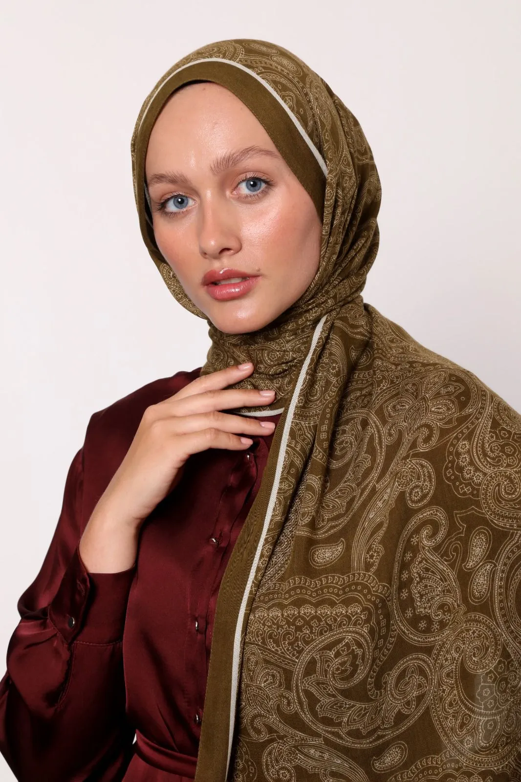 Châle LuvènSara - Modal satiné & soie – CODE-HS883LVS02