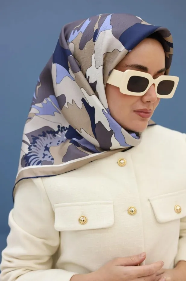 Écharpe en Twill de Soie CODE-HS4811455-31