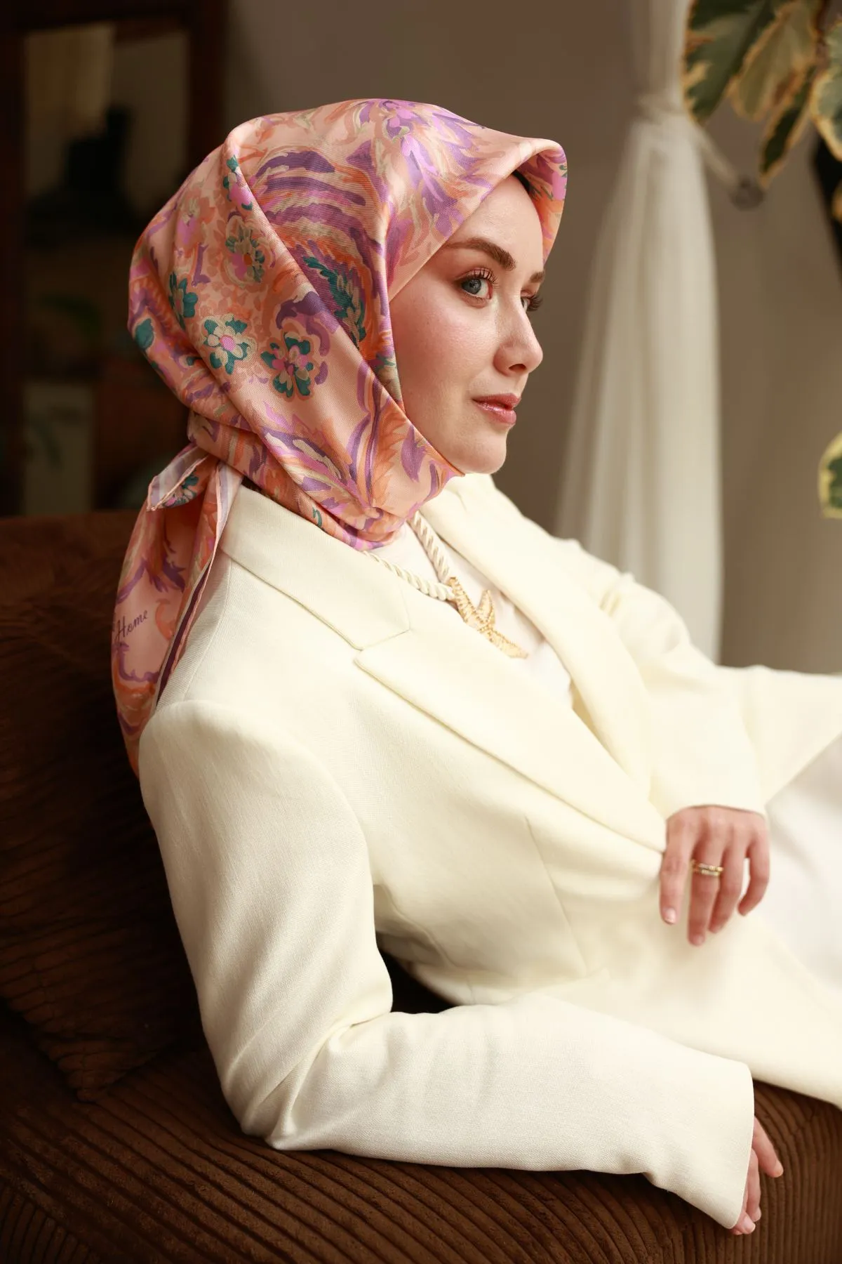 Écharpe en Twill de Soie CODE-HS11469SH-13