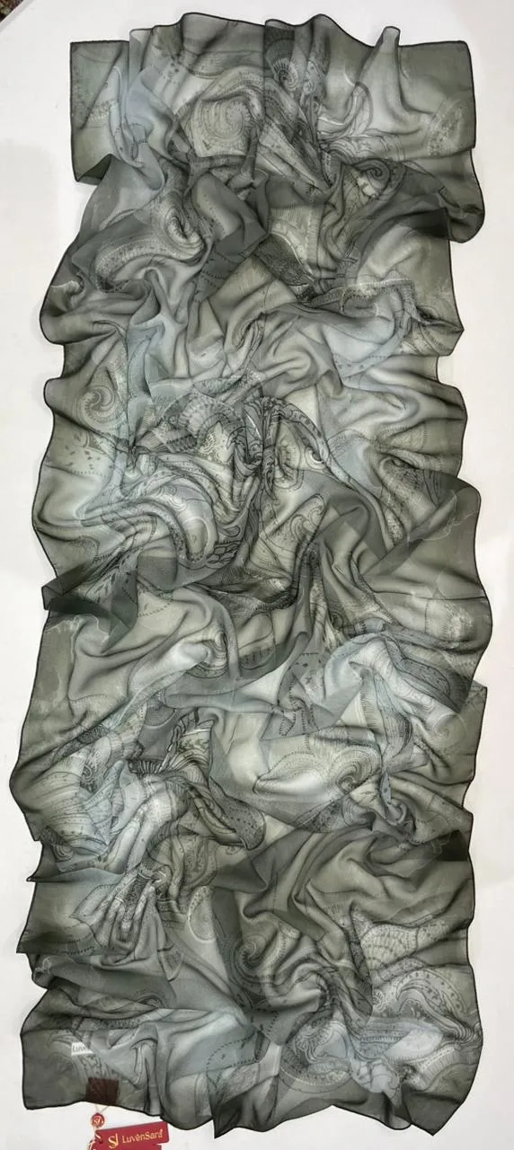  Châle MOUSSELINE PREMIUM CODE-HS031022-12