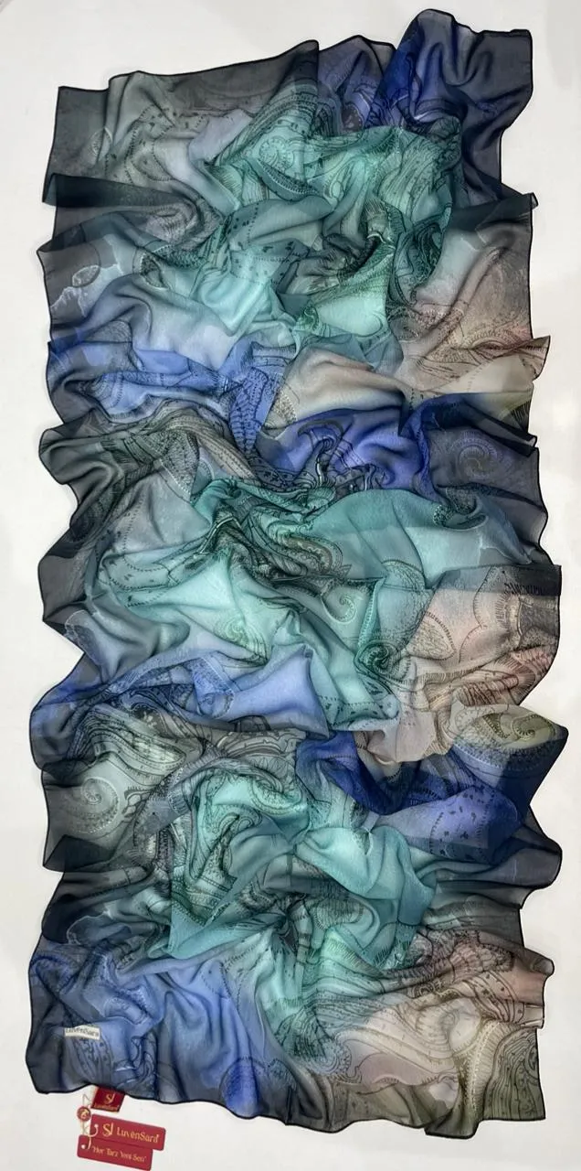  Châle MOUSSELINE PREMIUM CODE-HS031022-14