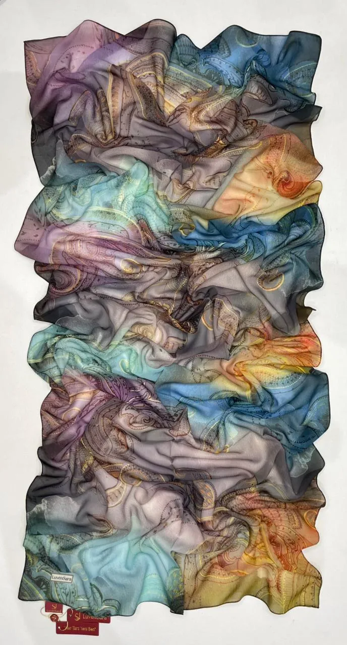  Châle MOUSSELINE PREMIUM CODE-HS031022-15