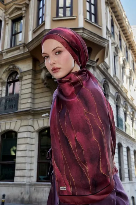 Châle LuvènSara - Satin de Soie CODE-HS889LVS026