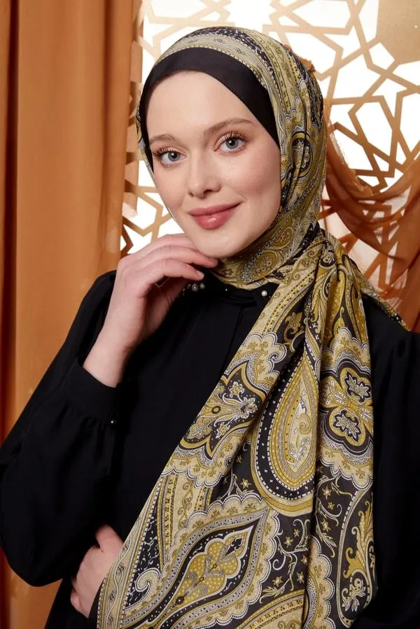 Châle LuvènSara - Satin de Soie CODE-HS884LVS1105x1