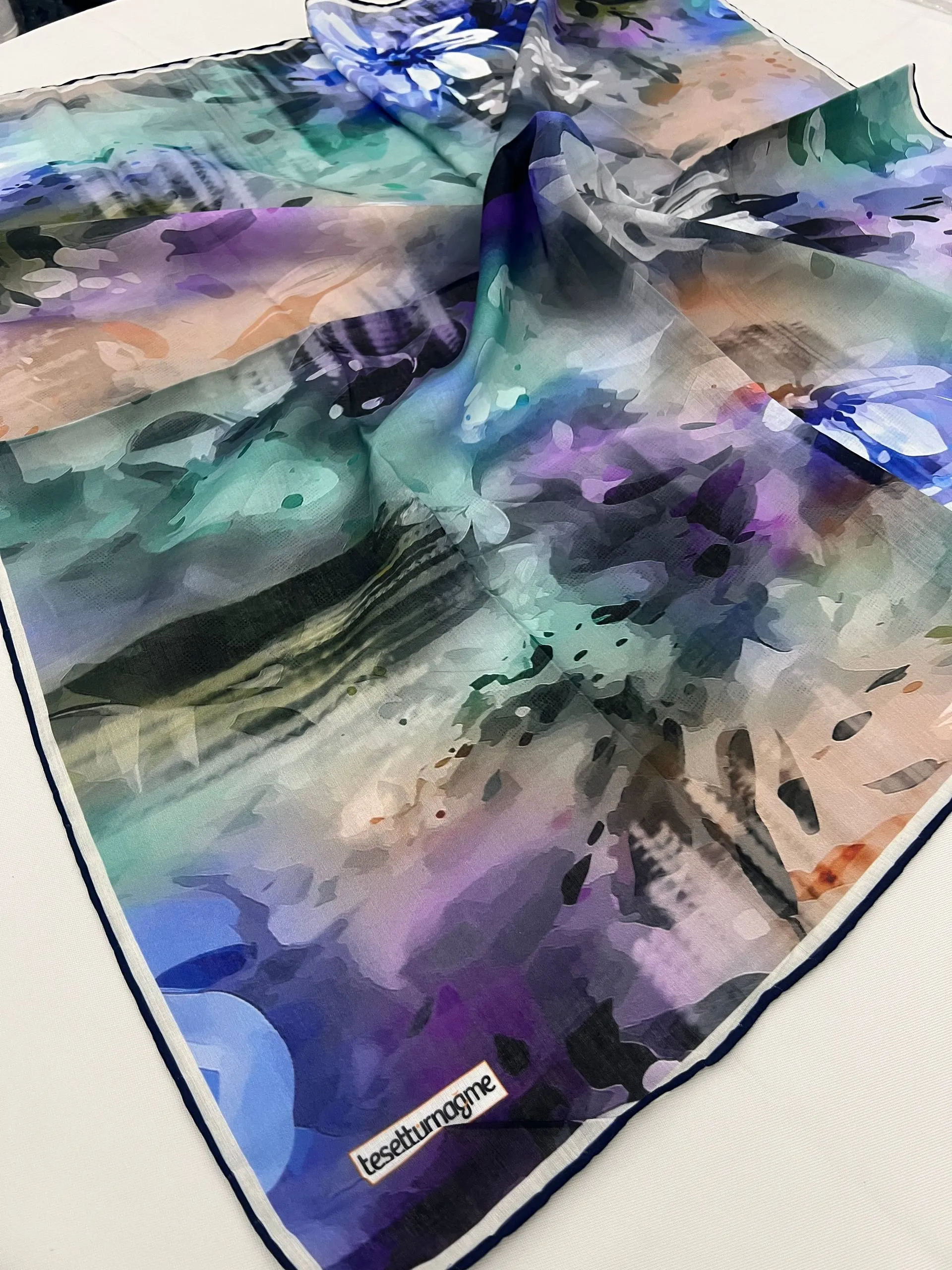 Écharpe SOFT FLOWER CODE-HS49002TSTC01