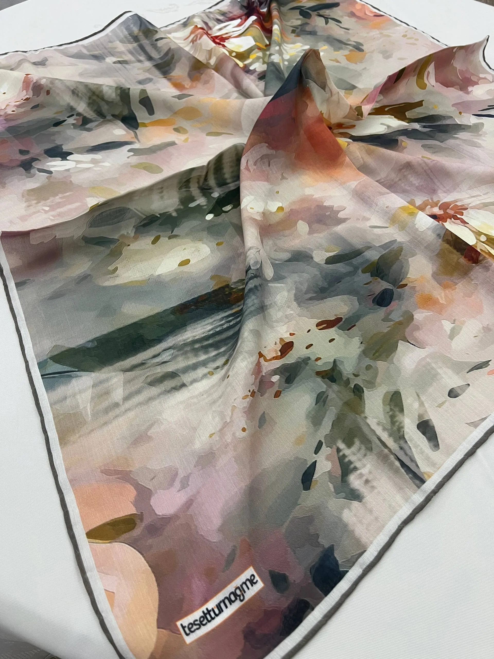 Écharpe SOFT FLOWER CODE-HS49002TSTC03